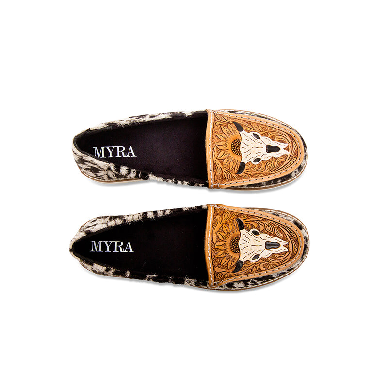 Neutraun Western Hand-Tooled Sneakers