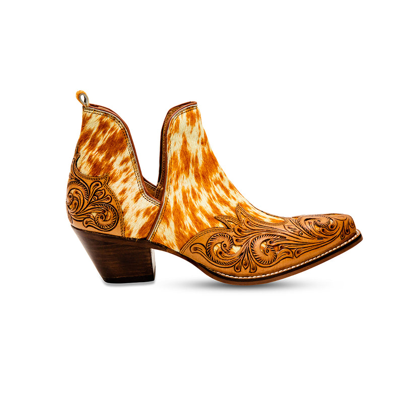 Vestro Western Hand-Tooled Booties