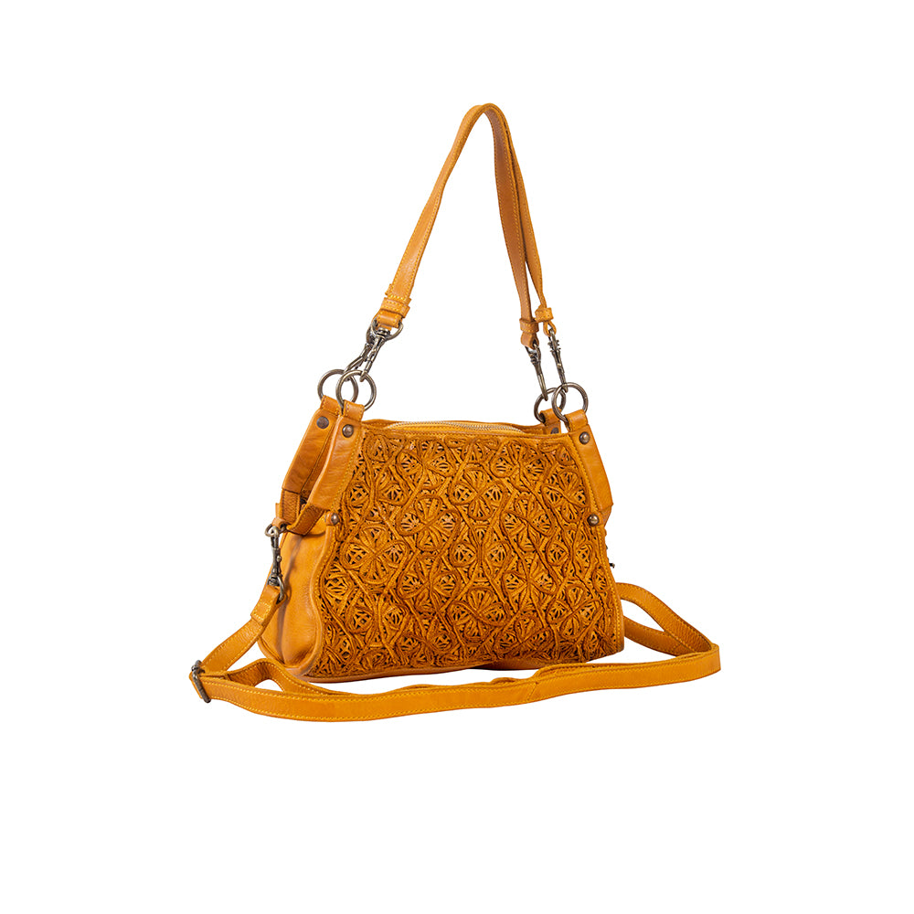 Effervescence Leather & Hair On Bag - MyraUSA