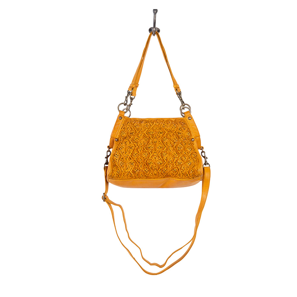 Effervescence Leather & Hair On Bag - MyraUSA