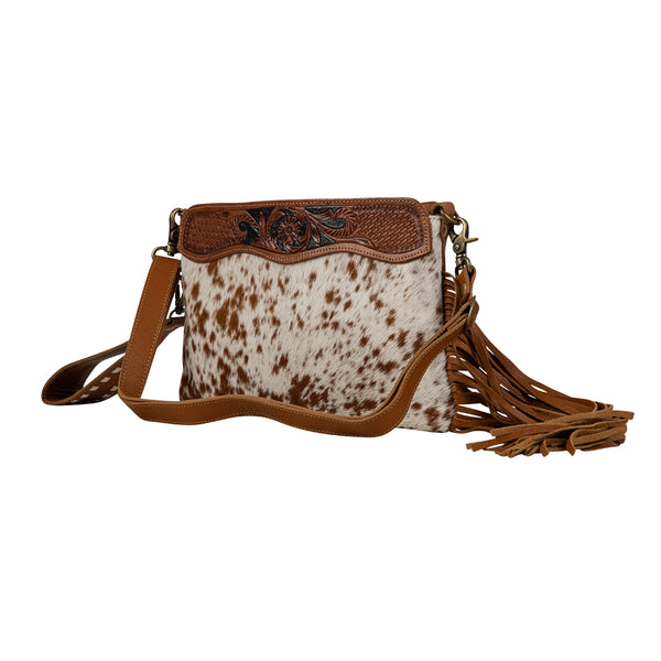 American West Women's Hair-On Pony Fringe Handbag