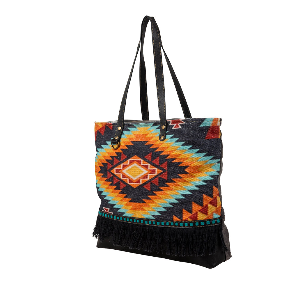 Ancestral Sun Tote Bag - Myra USA