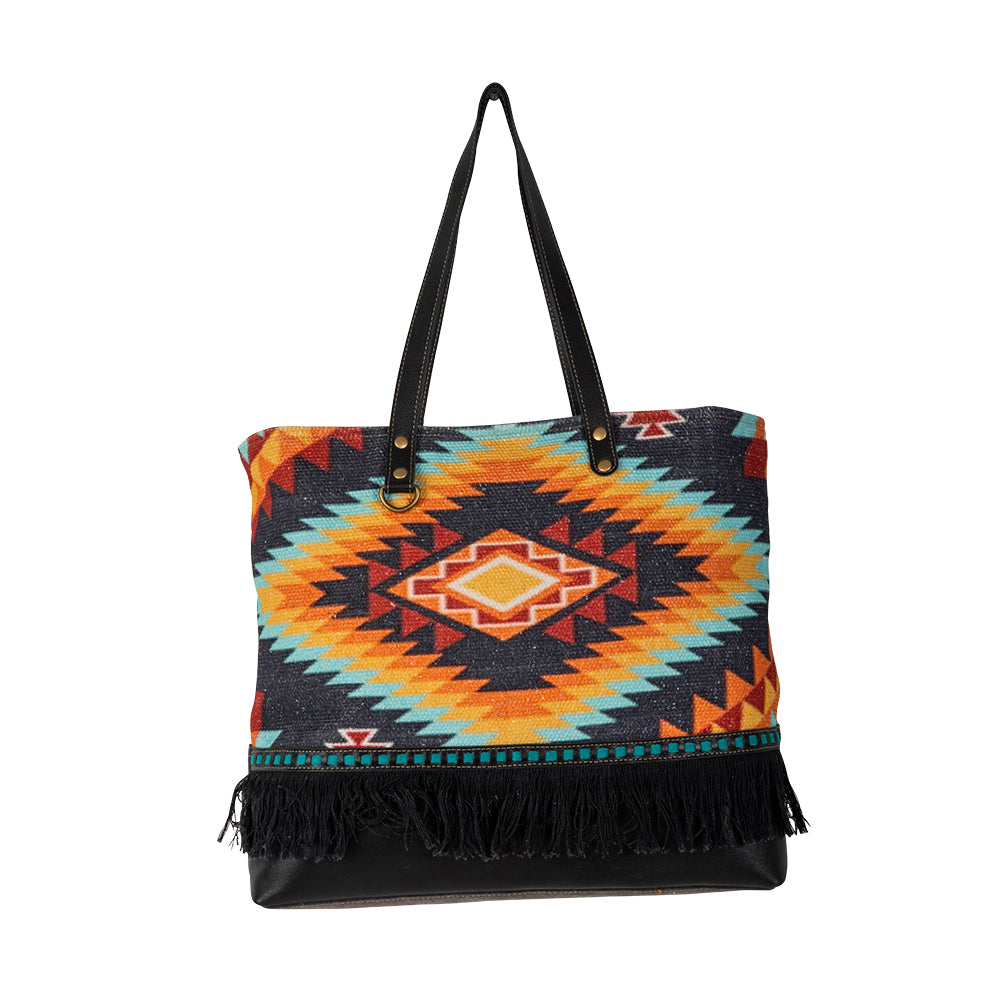 Ancestral Sun Tote Bag - Myra USA