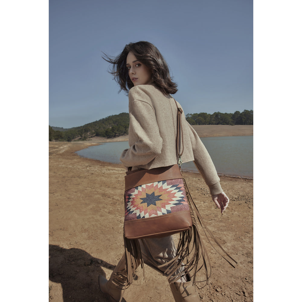 Sedona Star Fringed Shoulder Bag - Myra USA
