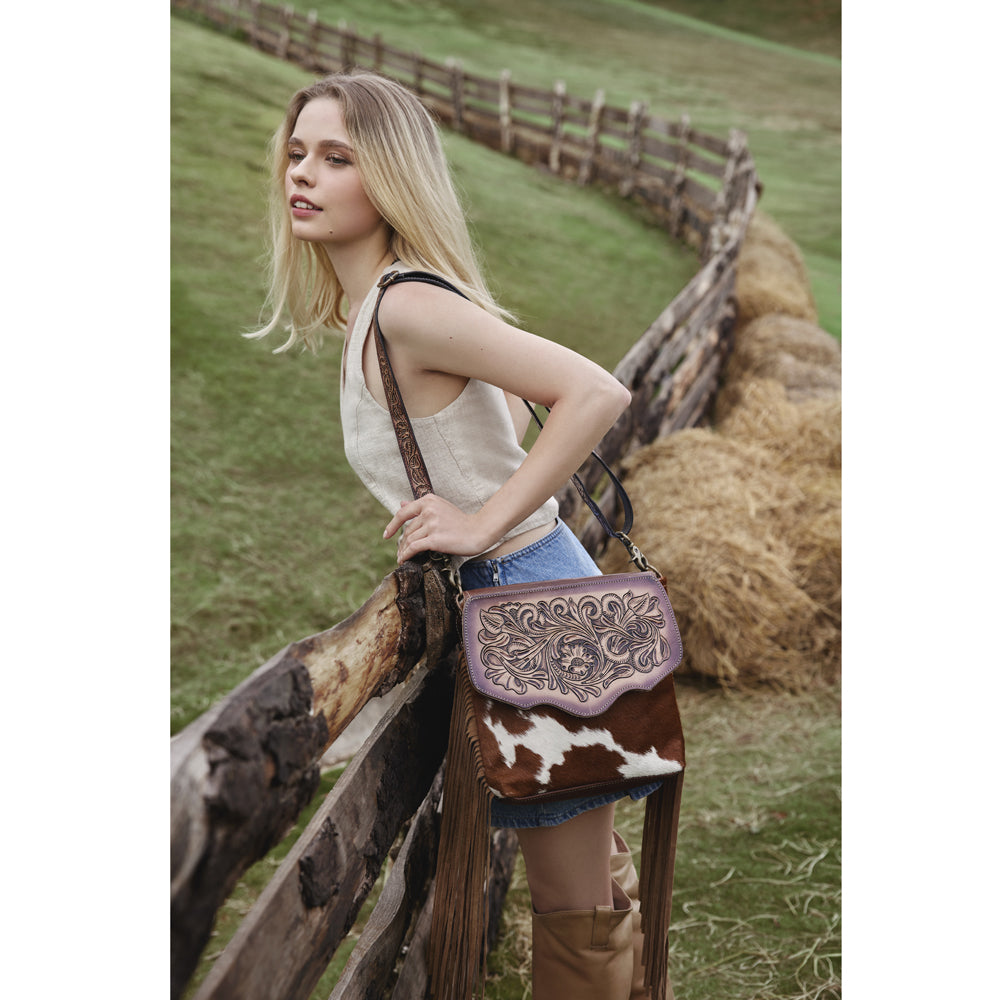 Hand Tooled Crossbody Purse