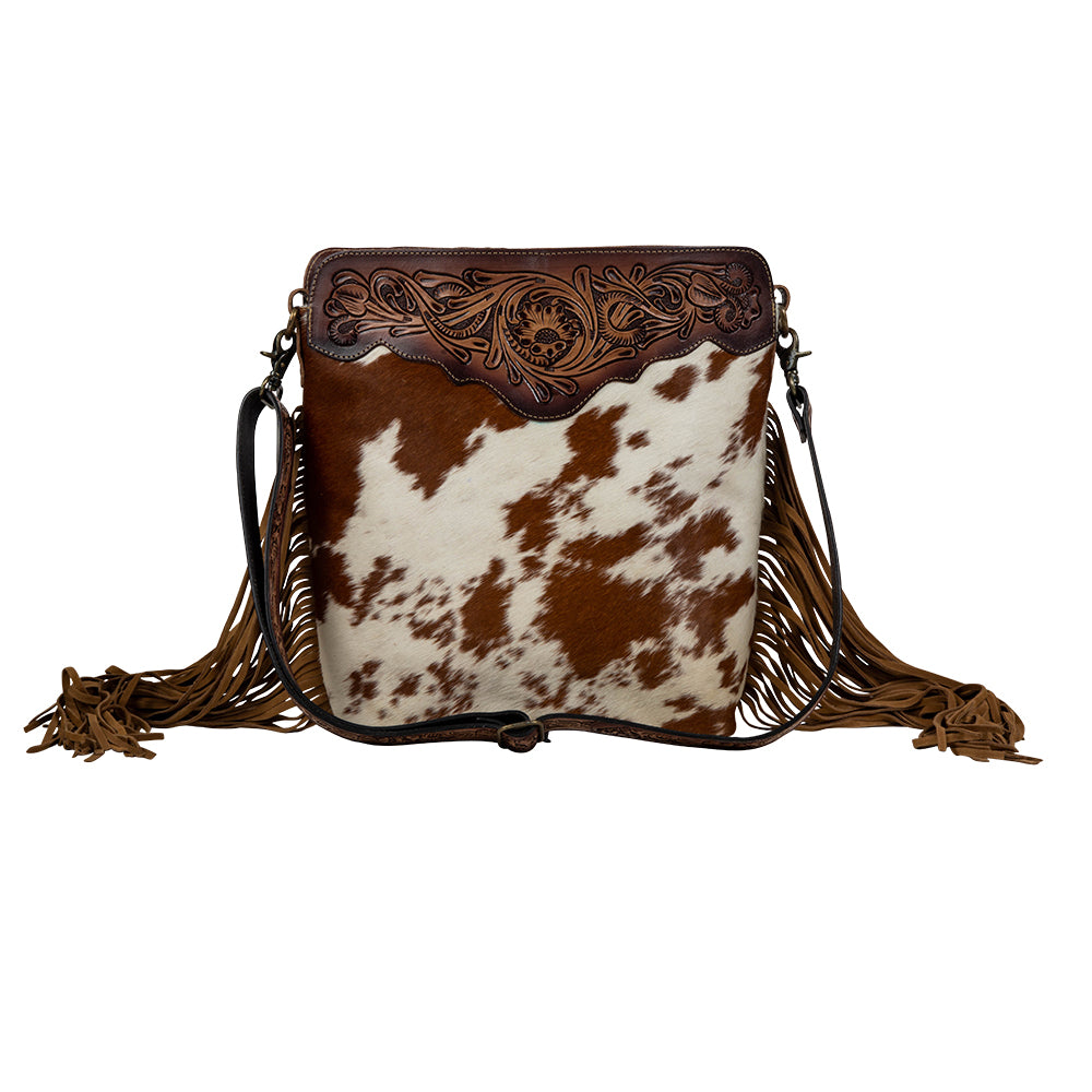 Artesia Way Fringed Hand-Tooled Bag - Myra USA