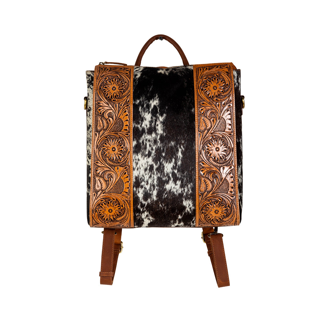 Wynona Fleur Hand-Tooled Bag - Myra USA