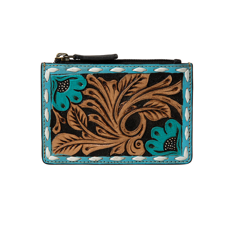 Bend Creek Hand-Tooled Credit Card Holder