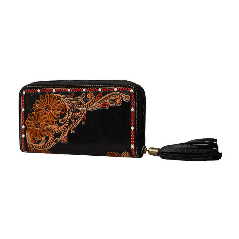 Cavender Trail Hand-Tooled Wallet