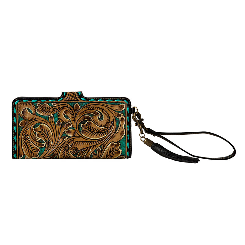 Beautiful hand tooled and paint wallet . – SergiosCollection