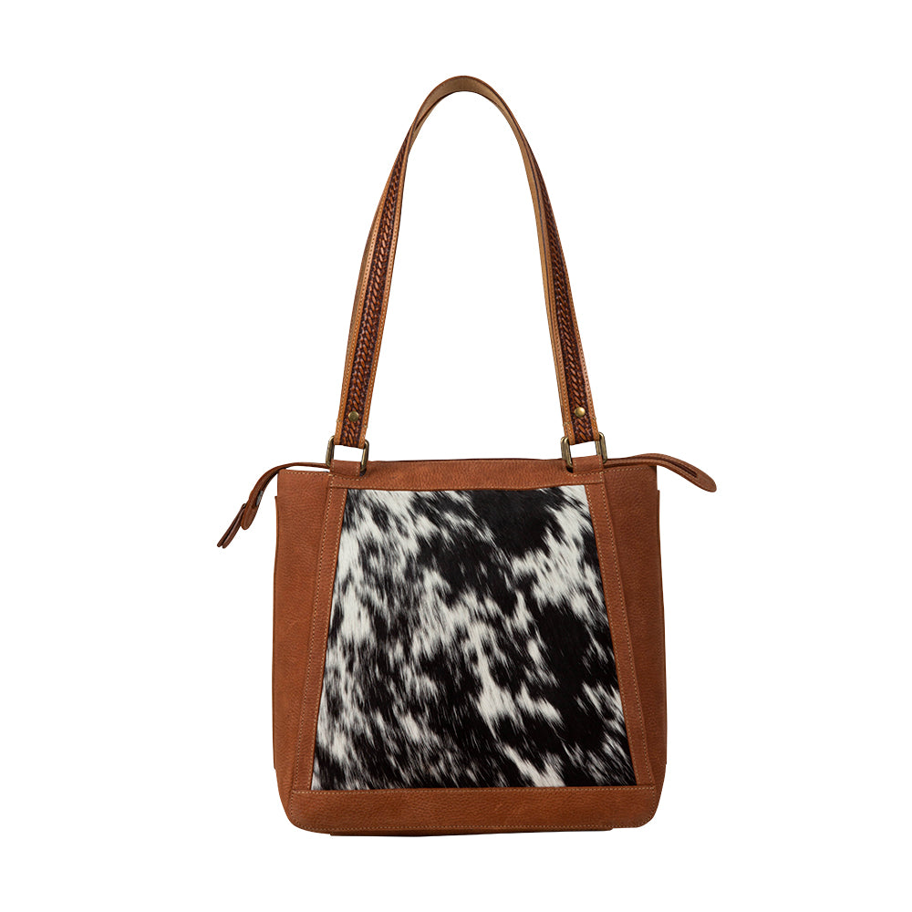 Holstein West Hairon Hand-Tooled Bag - Myra USA