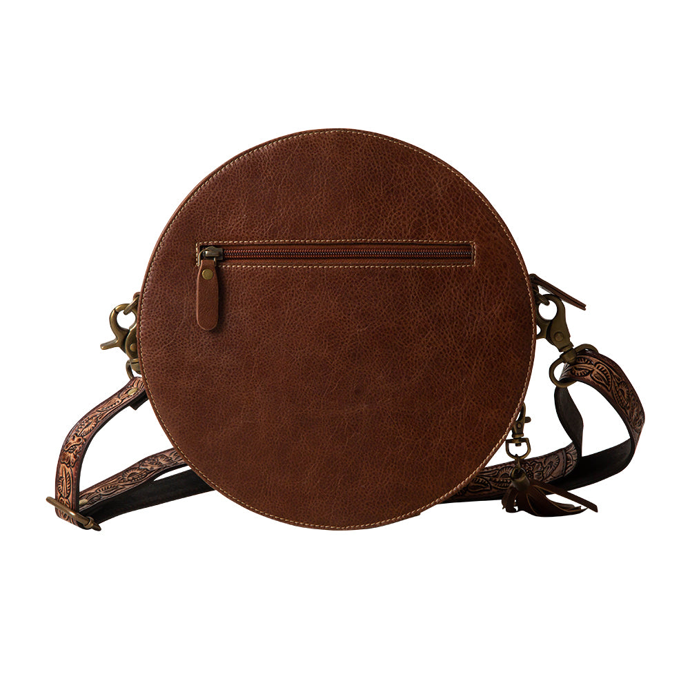 Classic Country HandTooled Round Bag Myra Bags