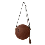 Classic Country Hand-Tooled Round Bag
