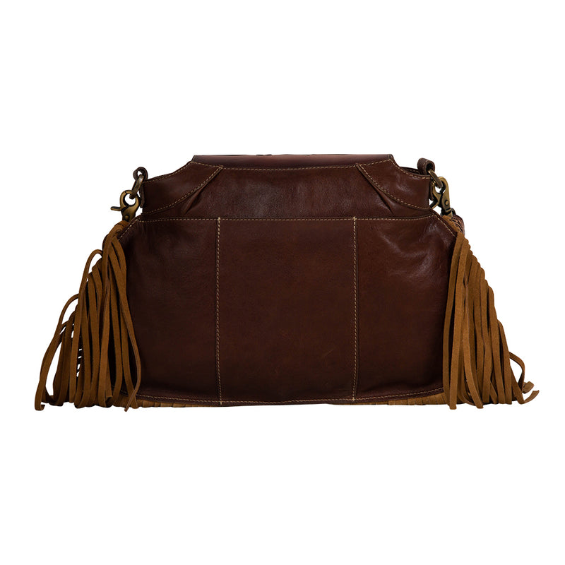 Classic Country Fringed Hand-Tooled Bag