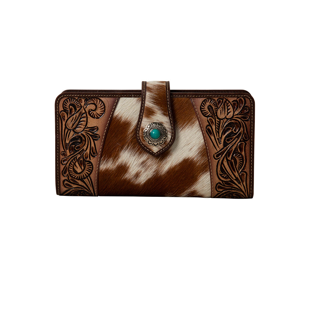 Roscoe Ridge Hand-Tooled Wallet - Myra USA