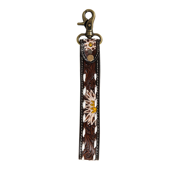 Eagle Range Hand-Tooled Key Fob - Myra USA