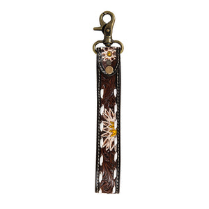 Eagle Range Hand-Tooled Key Fob - Myra USA