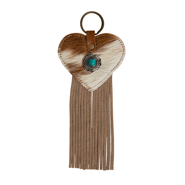 Enduring Love Hairon Hide Key Fob - Myra USA