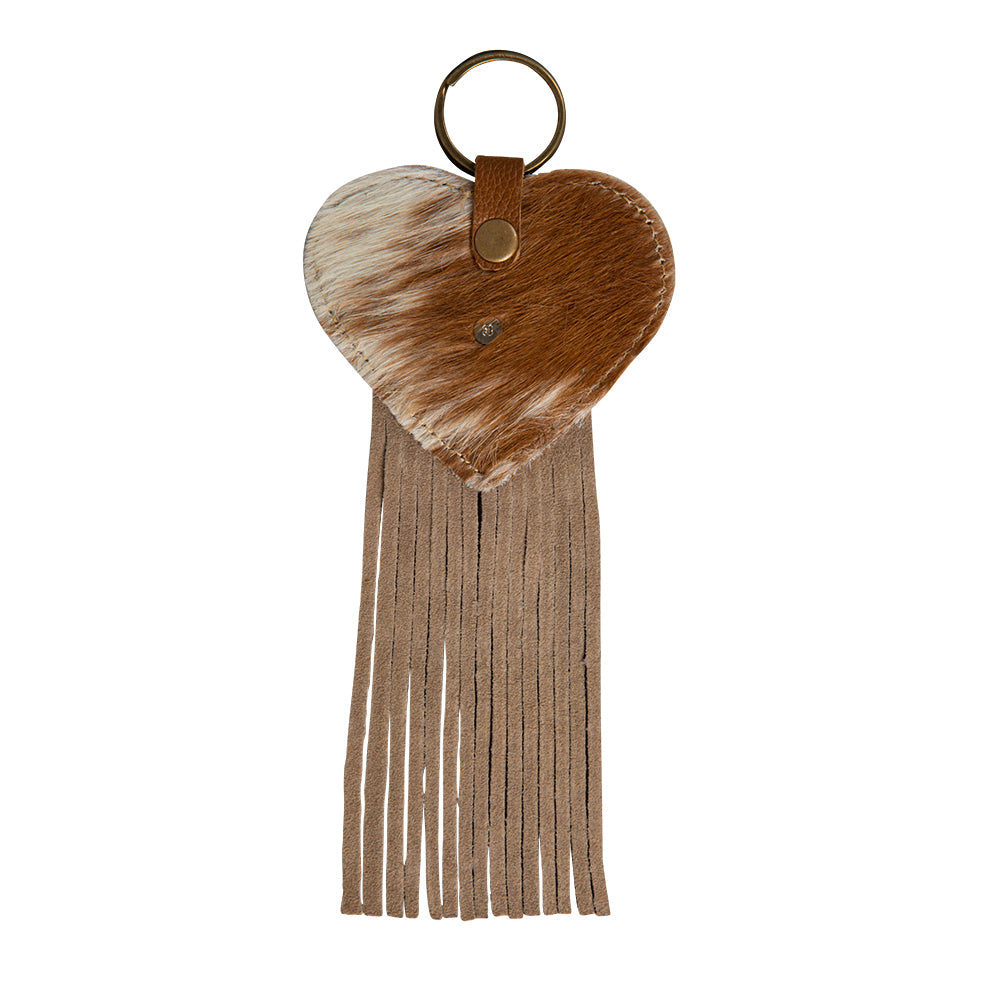 Enduring Love Hairon Hide Key Fob - Myra USA