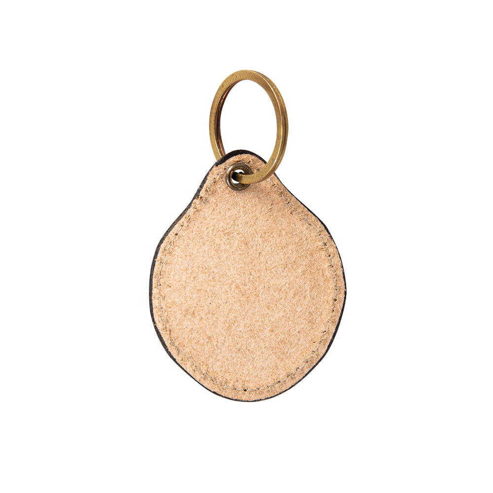 Classic Country Medallion  Hand-Tooled Key Fob - Myra USA