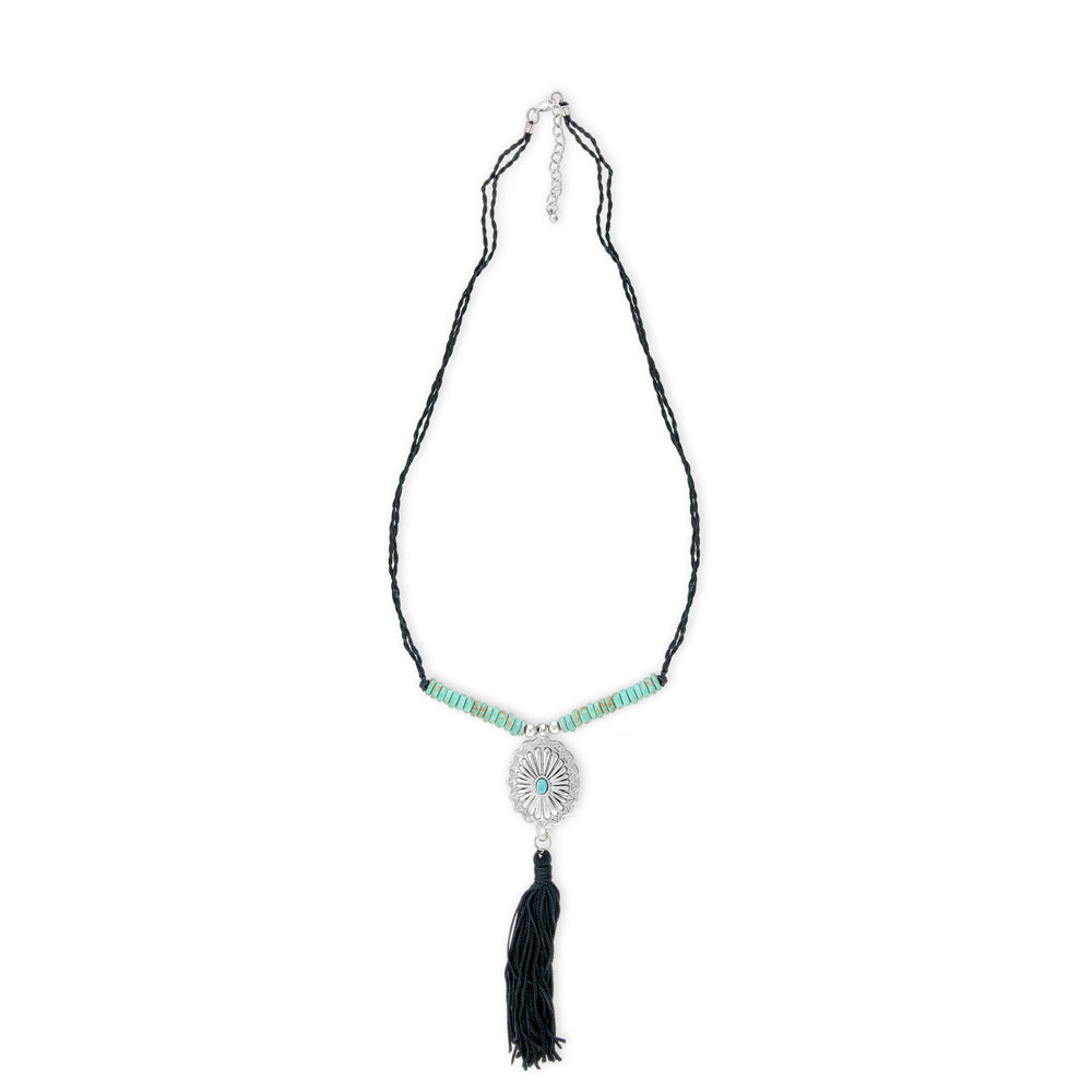 Bohemian Beauty Tassled Necklace - Myra USA