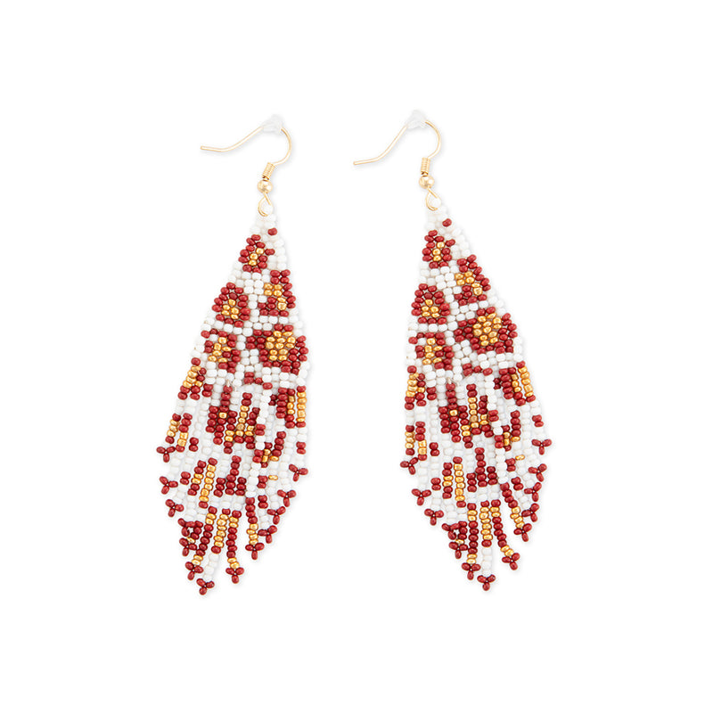 Firefly Flicker Beaded Earrings