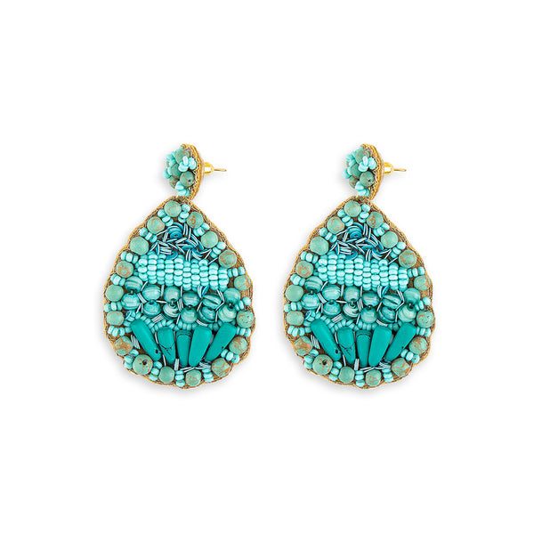 Ocean Dreams Beaded Earrings - Myra USA