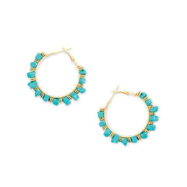 Nature’s Treasures Hoop Earrings