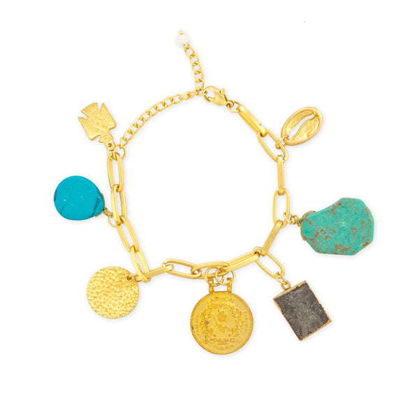 World Travels Charm Bracelet