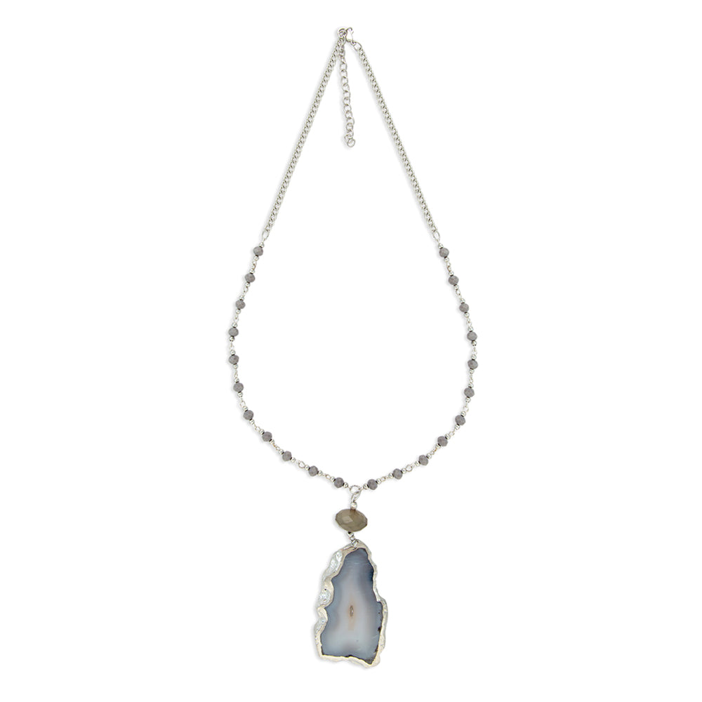 Gladness Stone Pendant Necklace - Myra USA