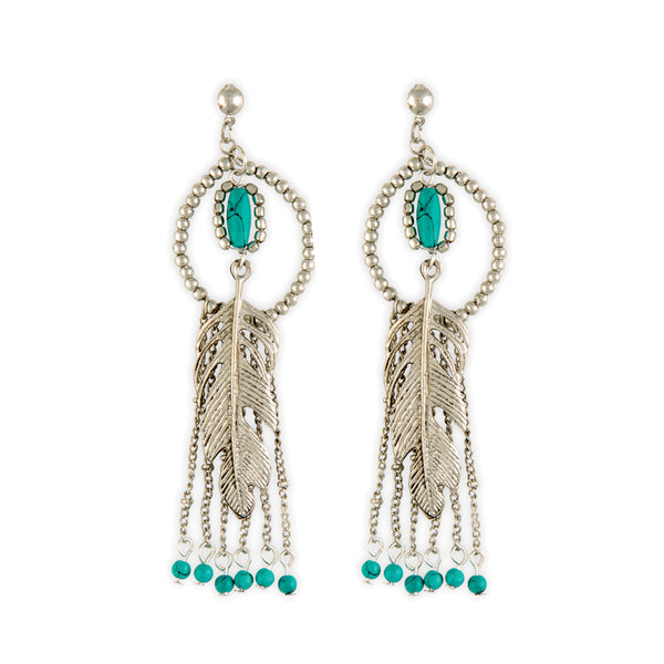 Wonderment Silver Earrings - Myra USA