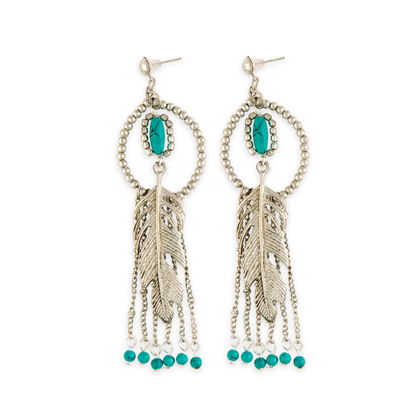 Wonderment Silver Earrings - Myra USA