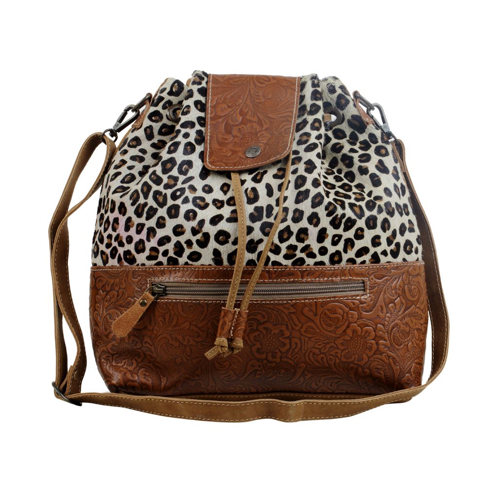 Zesty Leather & Hairon Bag - MyraUSA