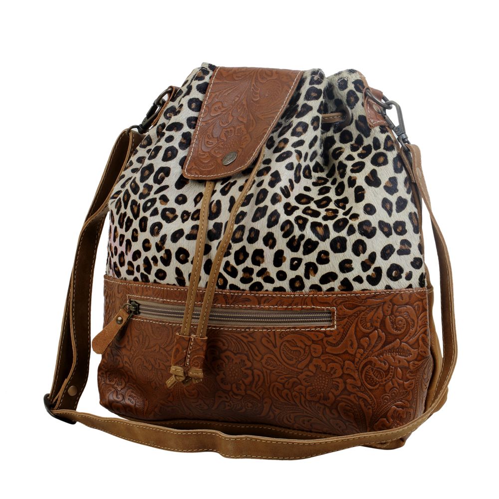 Zesty Leather & Hairon Bag - MyraUSA