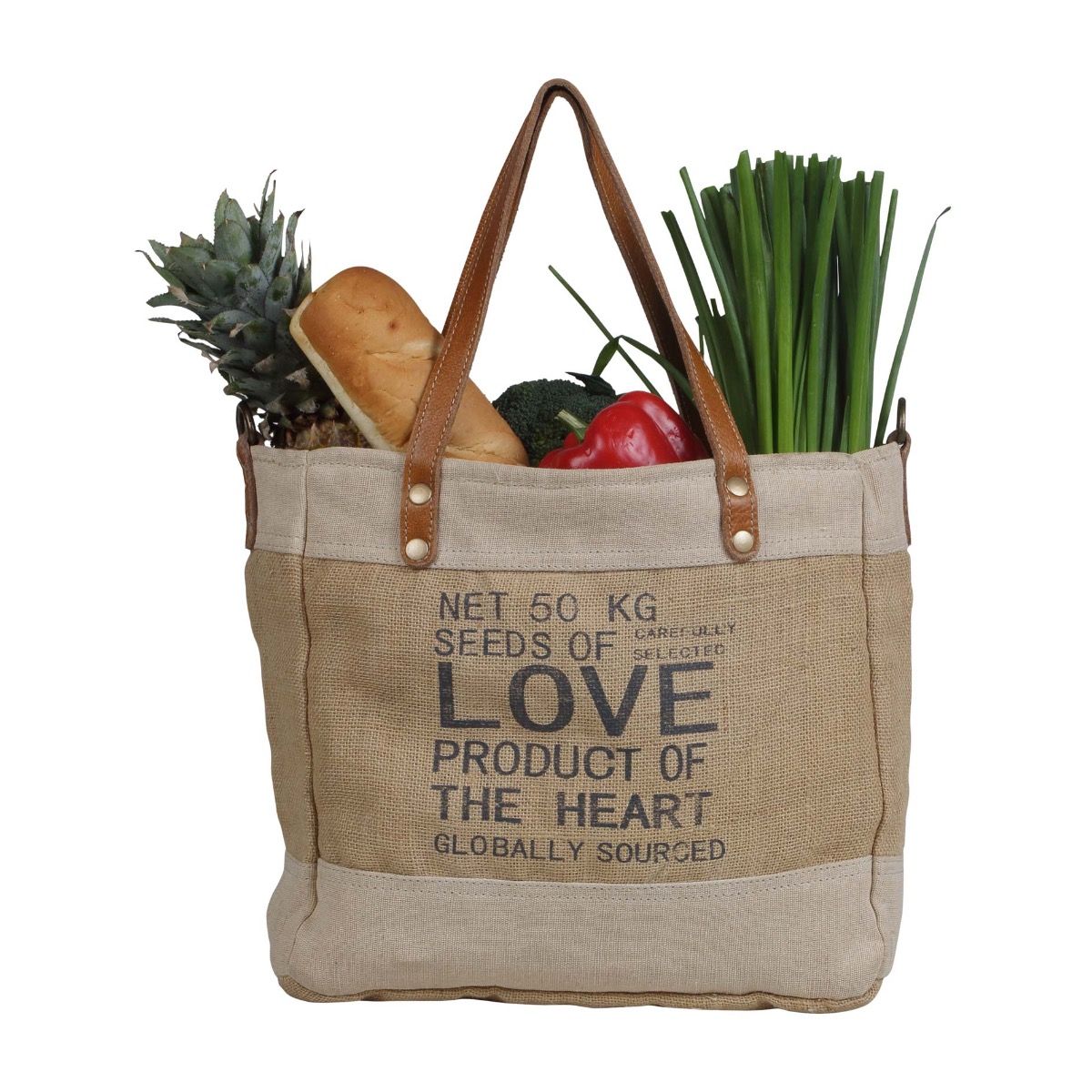 Sustainable Organic Fabric Market Bag - MyraUSA