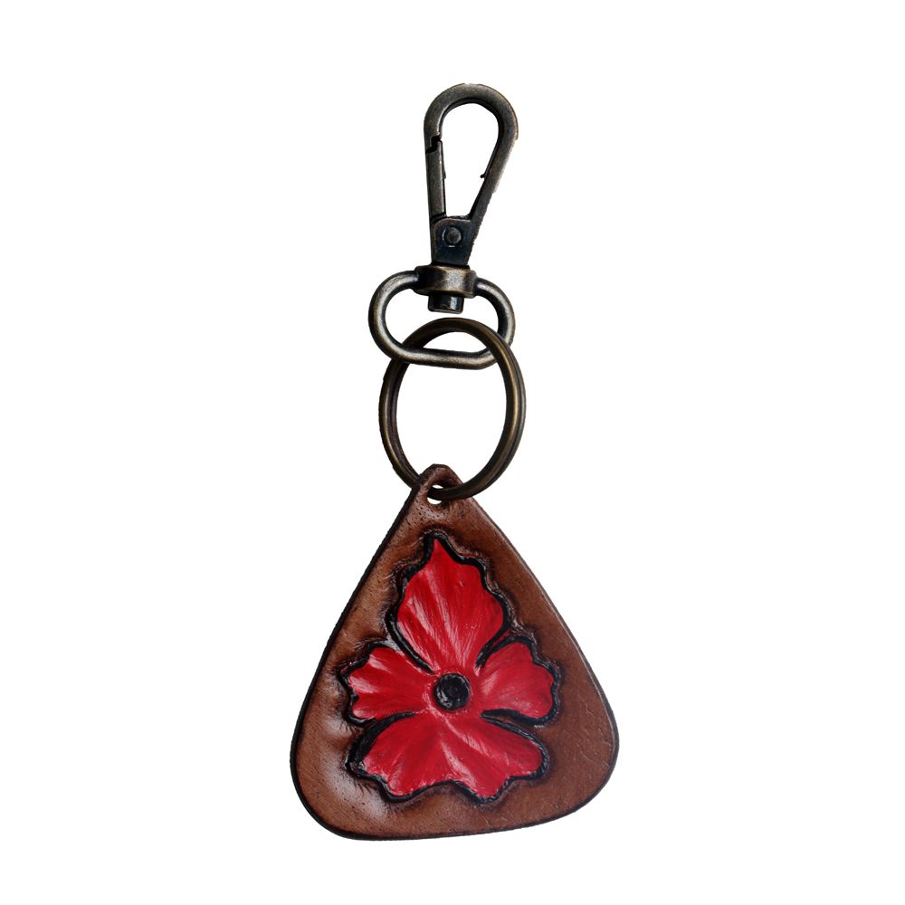 Crimson Flower Keychain - MyraUSA