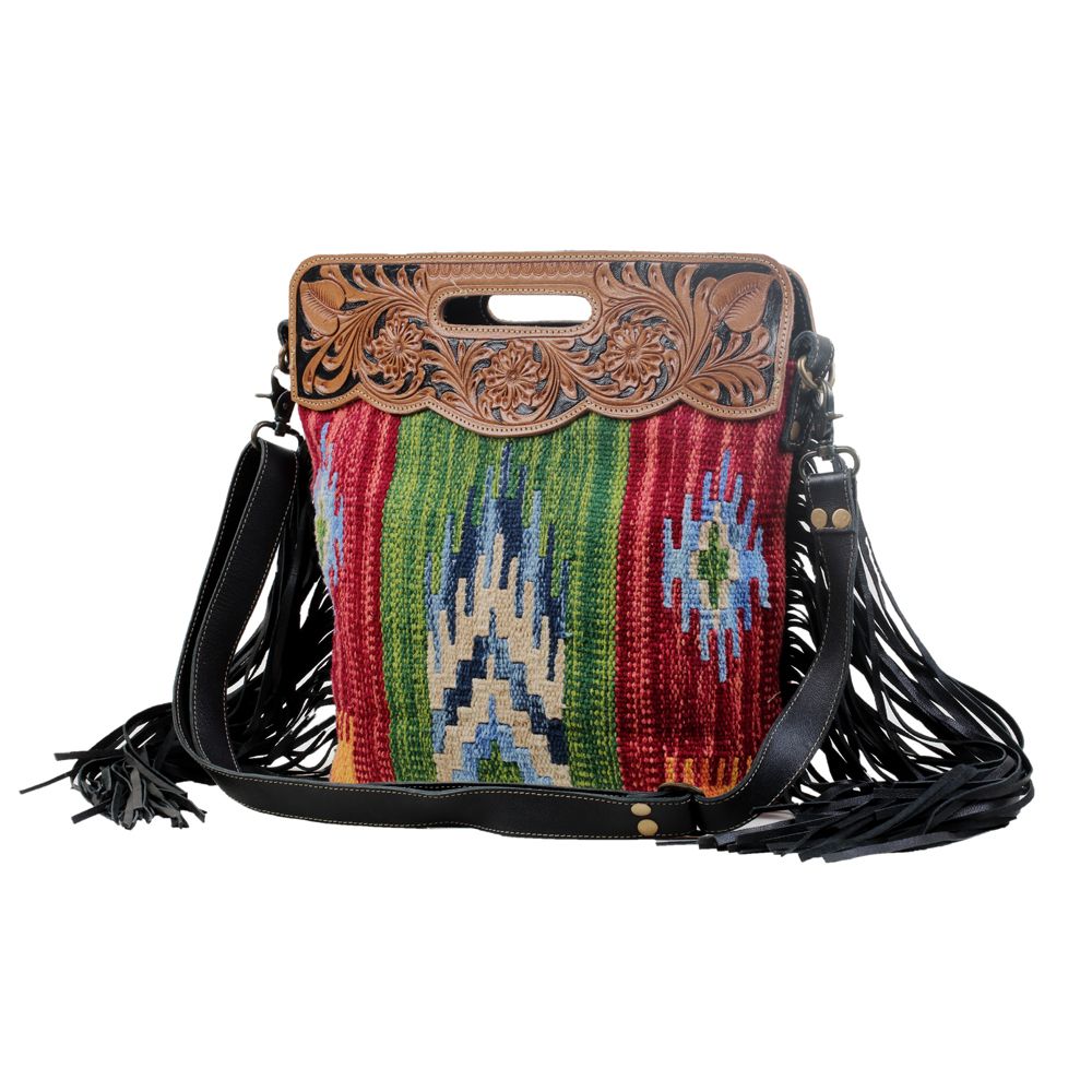 JARDIN HAND TOOLED BAG - Myra USA