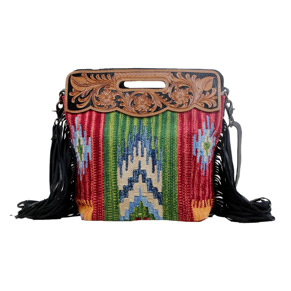 JARDIN HAND TOOLED BAG - Myra USA