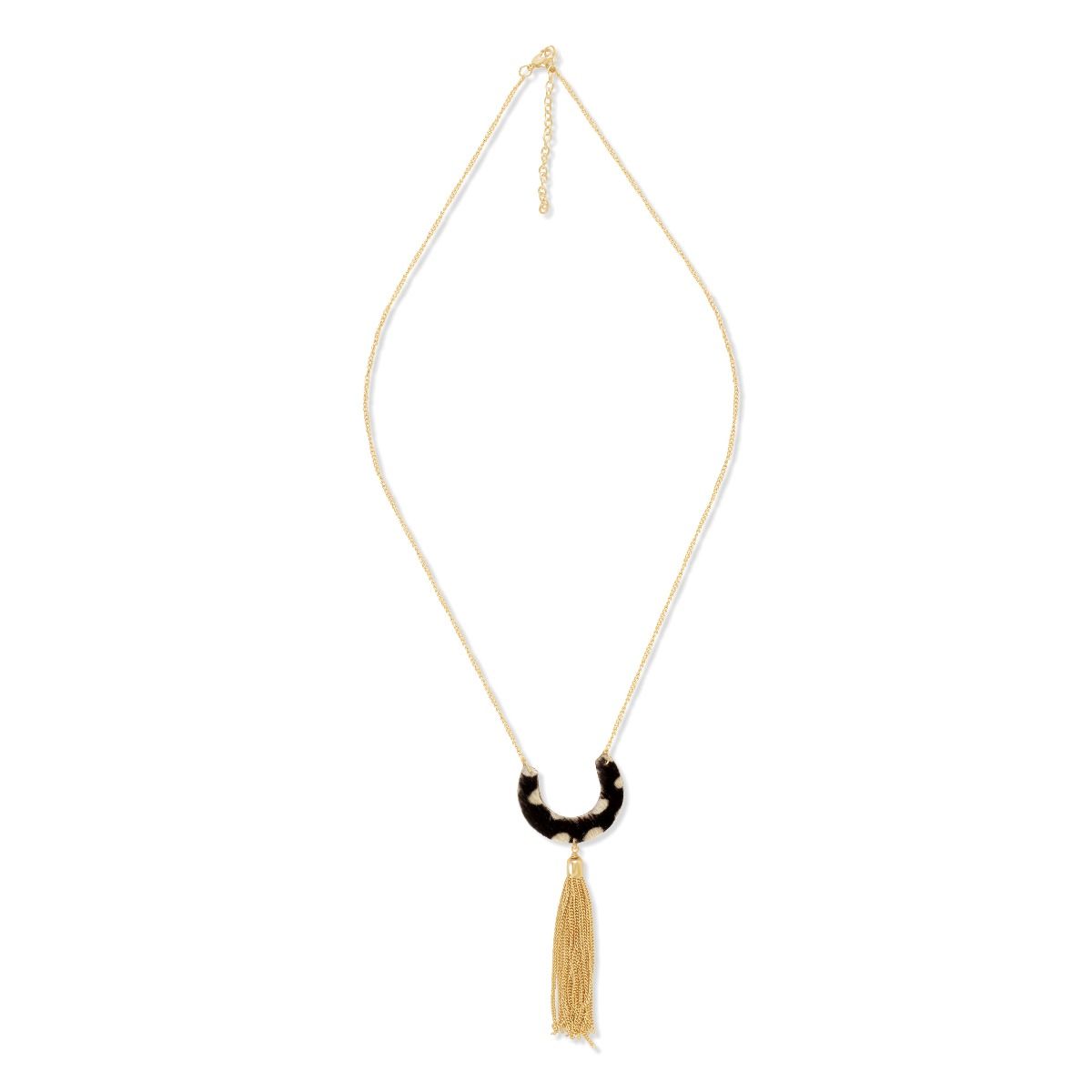 Dappled Black NECKLACE - MyraUSA