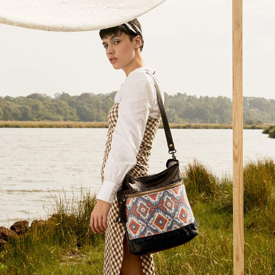 Taupe brown Shoulder Bag - MyraUSA