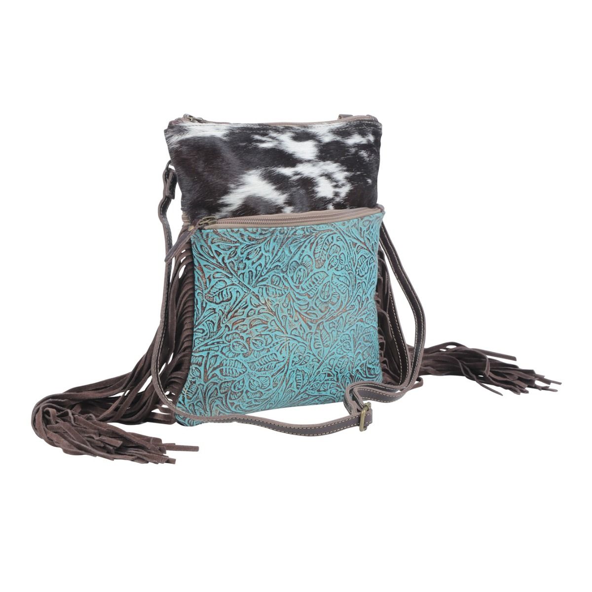 Flaneur Canvas & Hairon Bag - MyraUSA