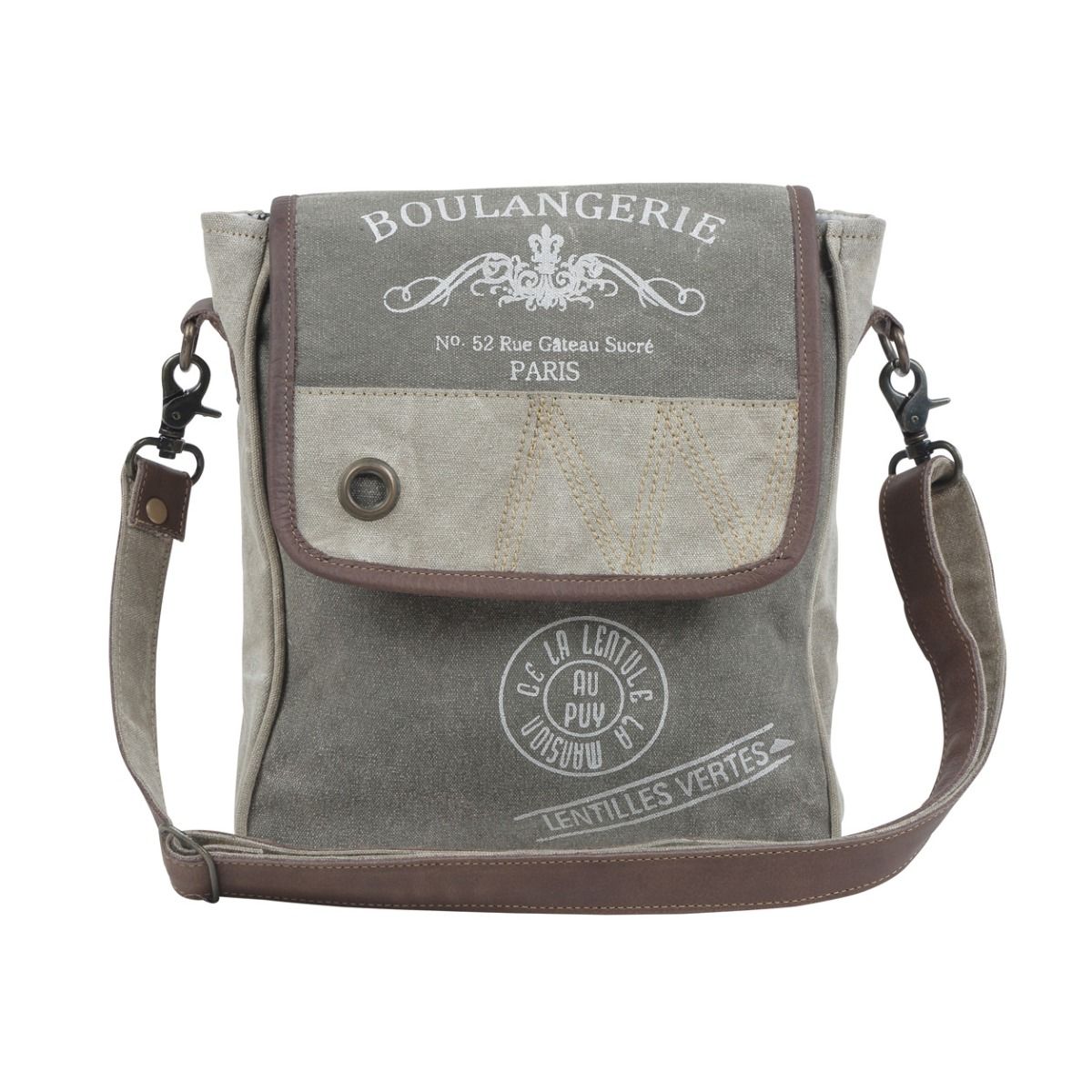 Gray Lacuna Shoulder Bag - MyraUSA