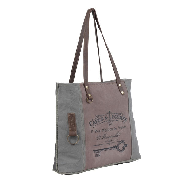 Pink Vista Key Tote Bag