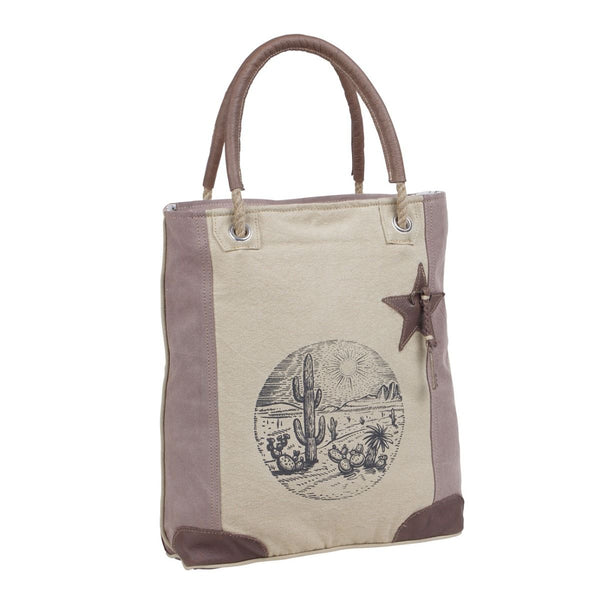 Sepia Aster Tote Bag