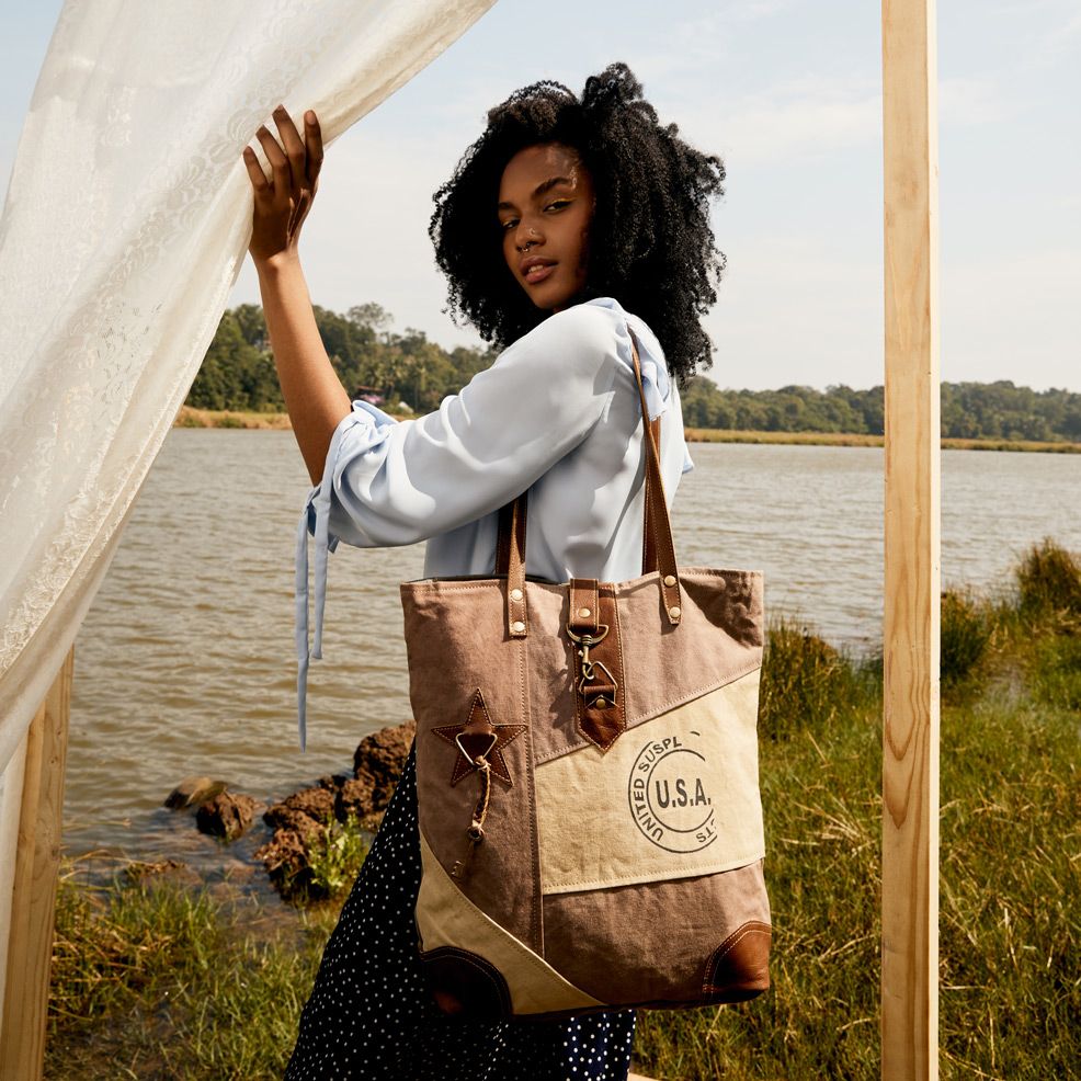 Undulate Tote Bag - MyraUSA